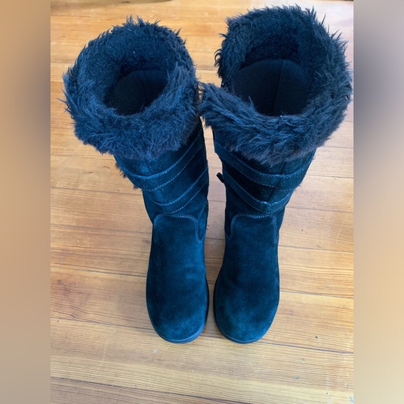 Ll Beam Women’s Nordic Tek2.5 Prima Loft Winter Boots Black Zip Sz 9 buckle Tall - Picture 4 of 16